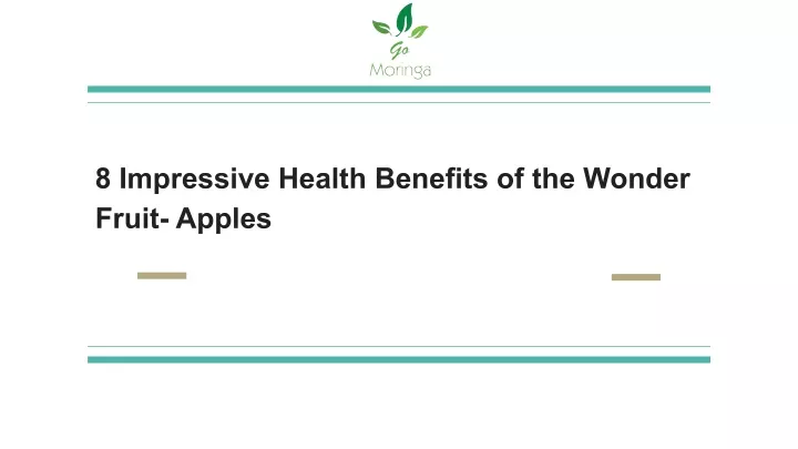 8 impressive health benefits of the wonder fruit