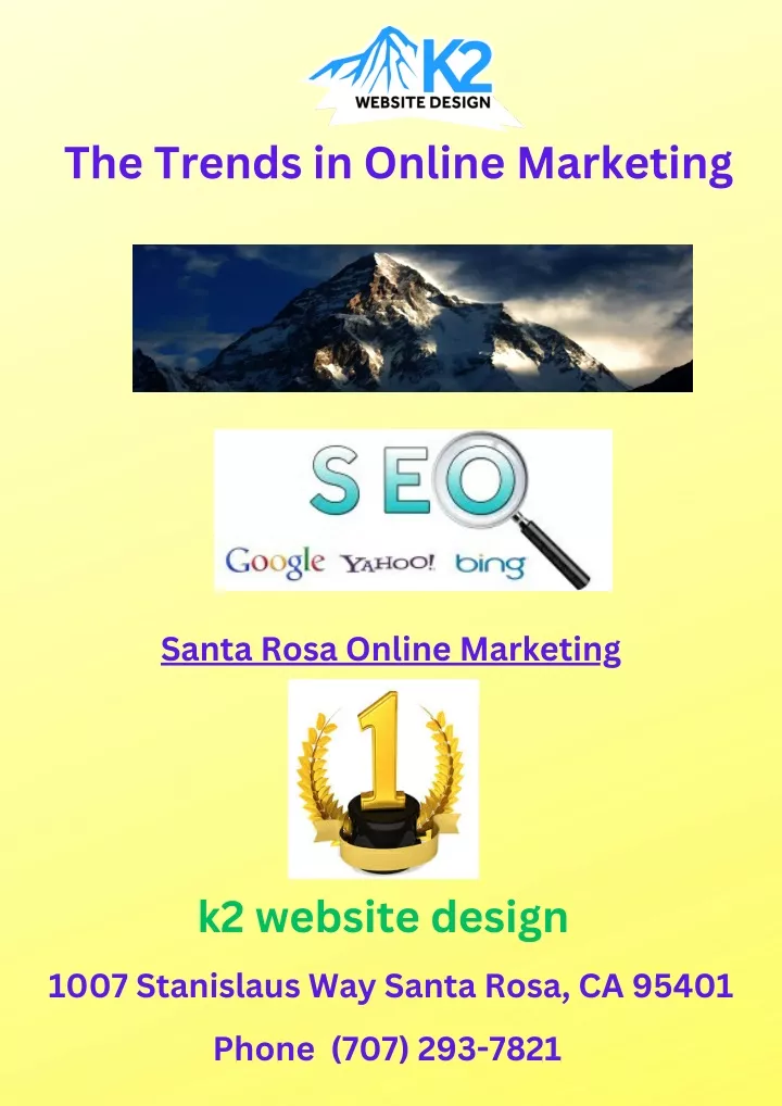 the trends in online marketing