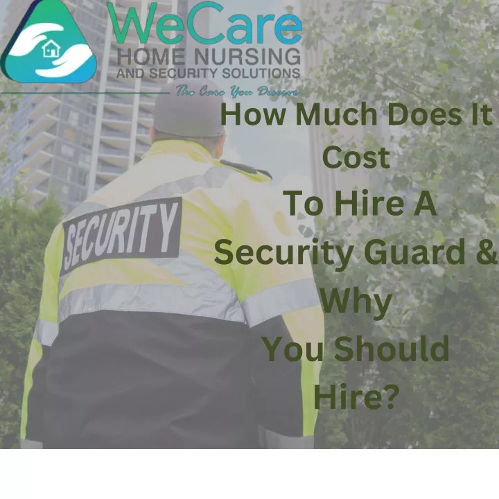 how much does it cost to hire a security guard