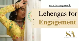 Look Stunning on Your Engagement Day with Our Latest Lehenga Collection