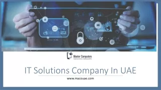 it solutions company in uae