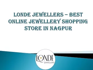 Londe Jewellers – Best Online Jewellery Shopping Store In Nagpur