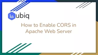 Enable CORS in Apache Server