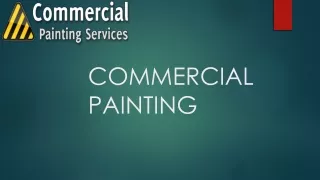 presention commercial painting