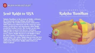 send rakhi to usa