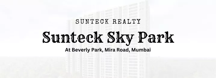 sunteck realty