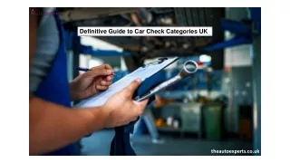 Definitive Guide to Category Car Check Free