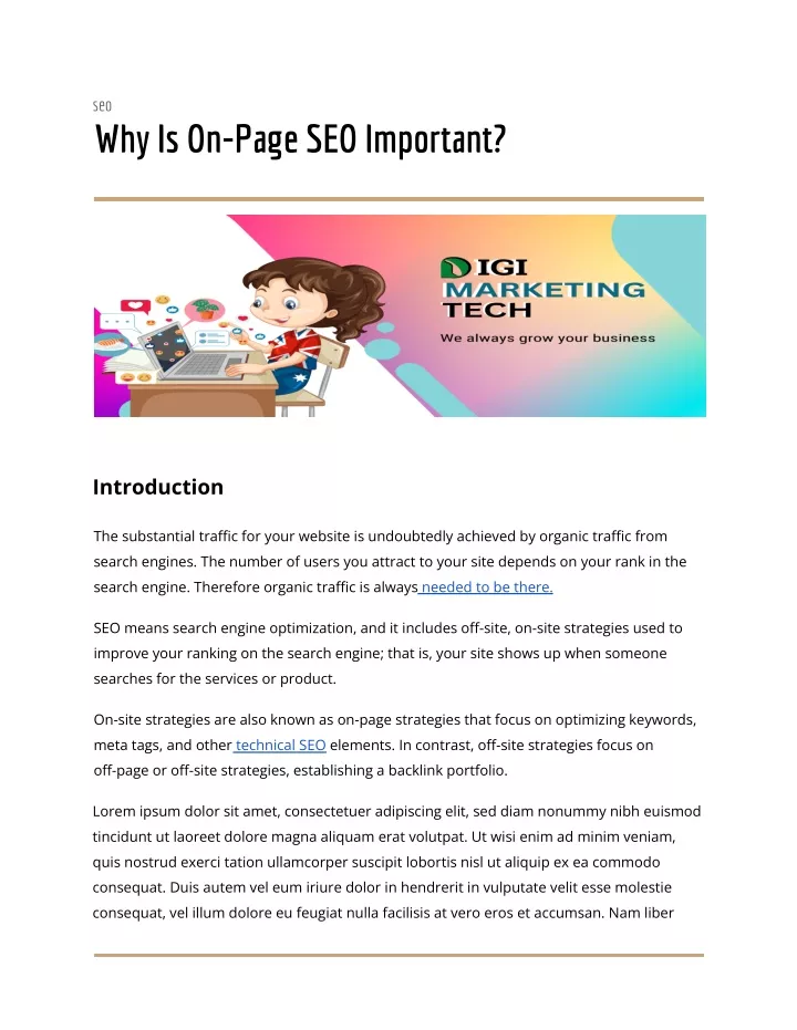 seo whyison pageseoimportant