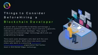 10 THINGS TO CONSIDER BEFORE HIRING A BLOCKCHAIN DEVELOPER