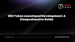 ido token launchpad development a comprehensive