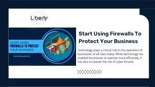start using firewalls to protect your business
