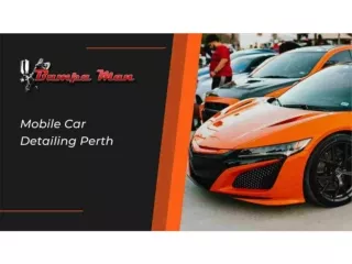 mobile car detailing Perth