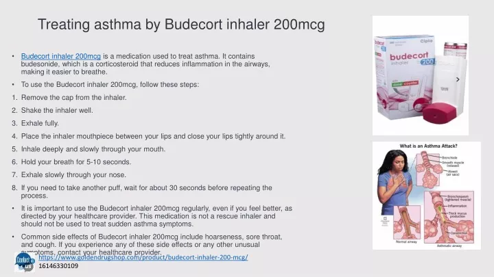 treating asthma by budecort inhaler 200mcg