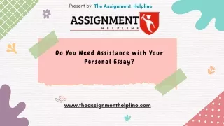 Do You Need Assistance with Your Personal Essay