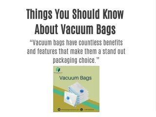 Vacuum Bags