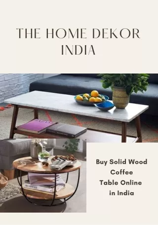 Coffee table online  The Home Dekor