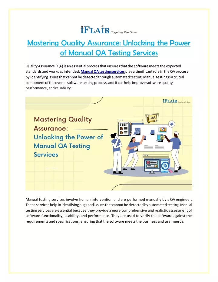 mastering quality assurance unlocking the power