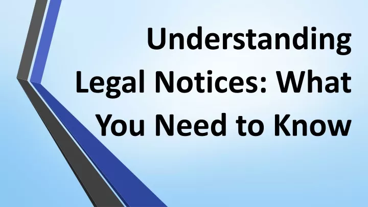 understanding legal notices what you need to know