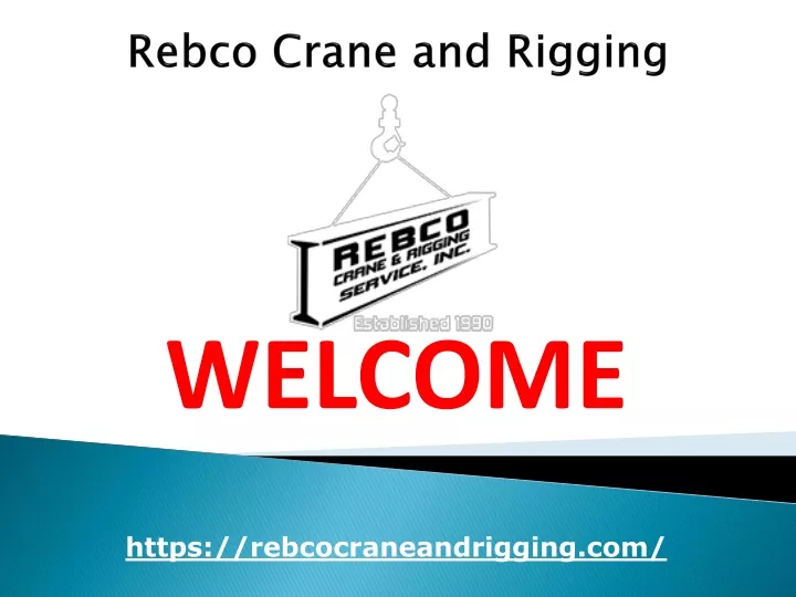 rebco crane and rigging