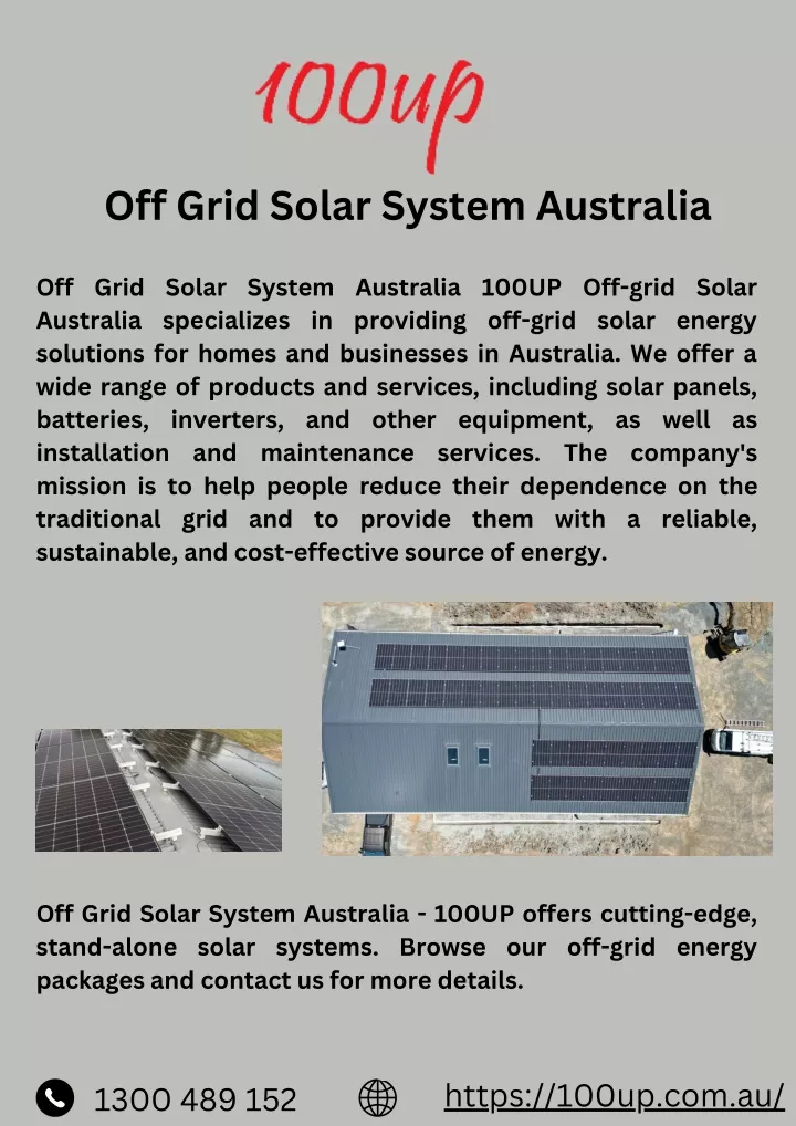 off grid solar system australia off grid solar