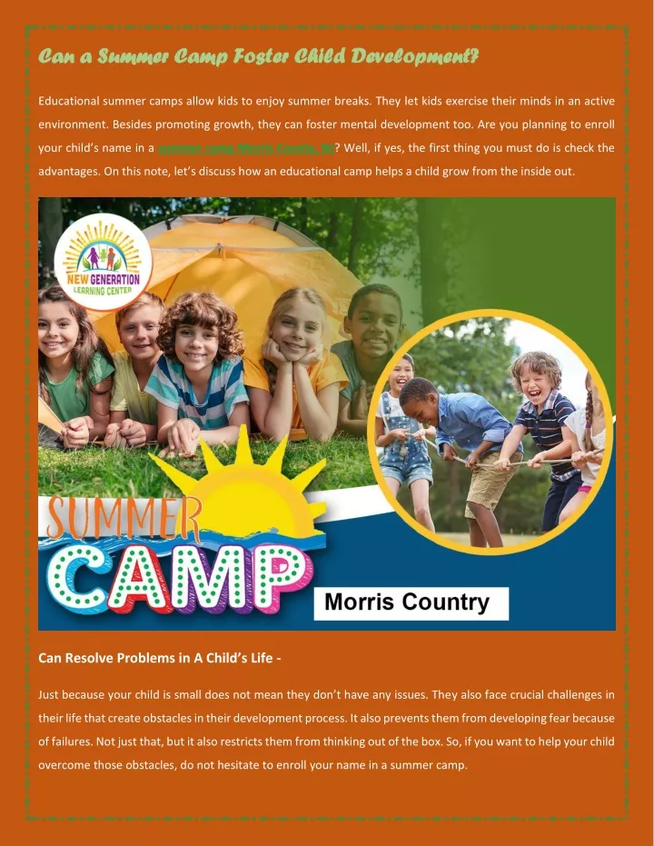 can can a a summer camp summer camp foster child