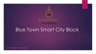 blue town smart city block