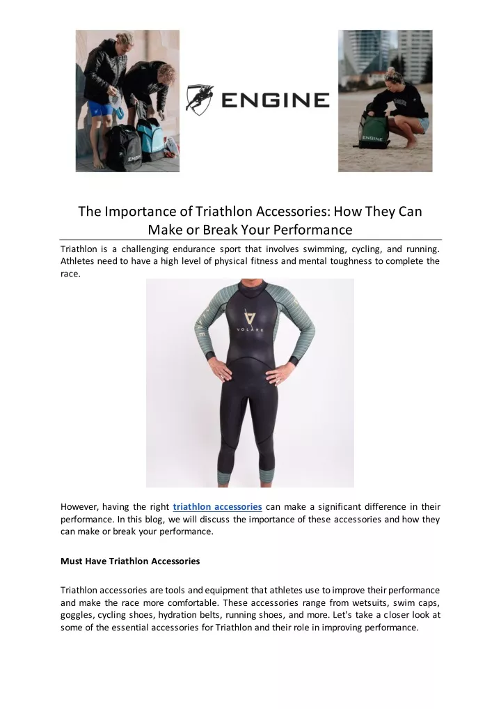 the importance of triathlon accessories how they