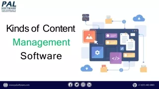 k i n d s o f c o n t e n t management software