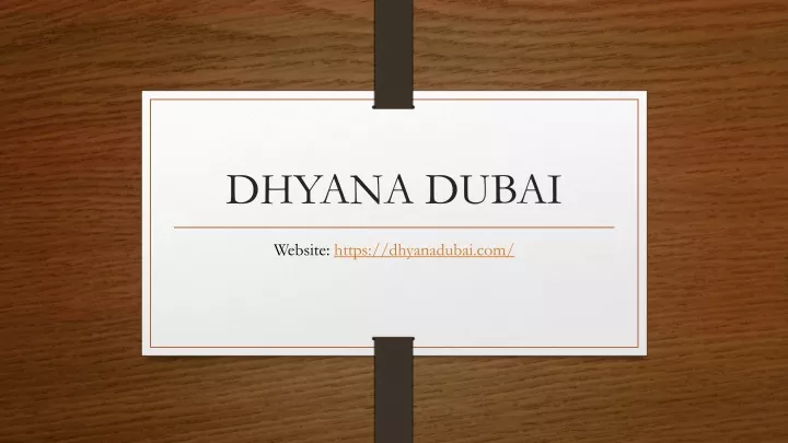 dhyana dubai