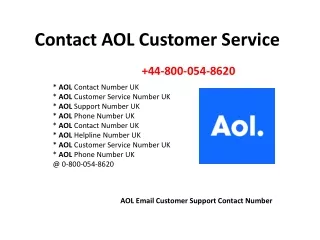 contact aol customer service