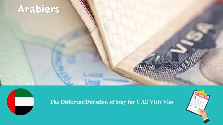 the different duration of stay for uae visit visa