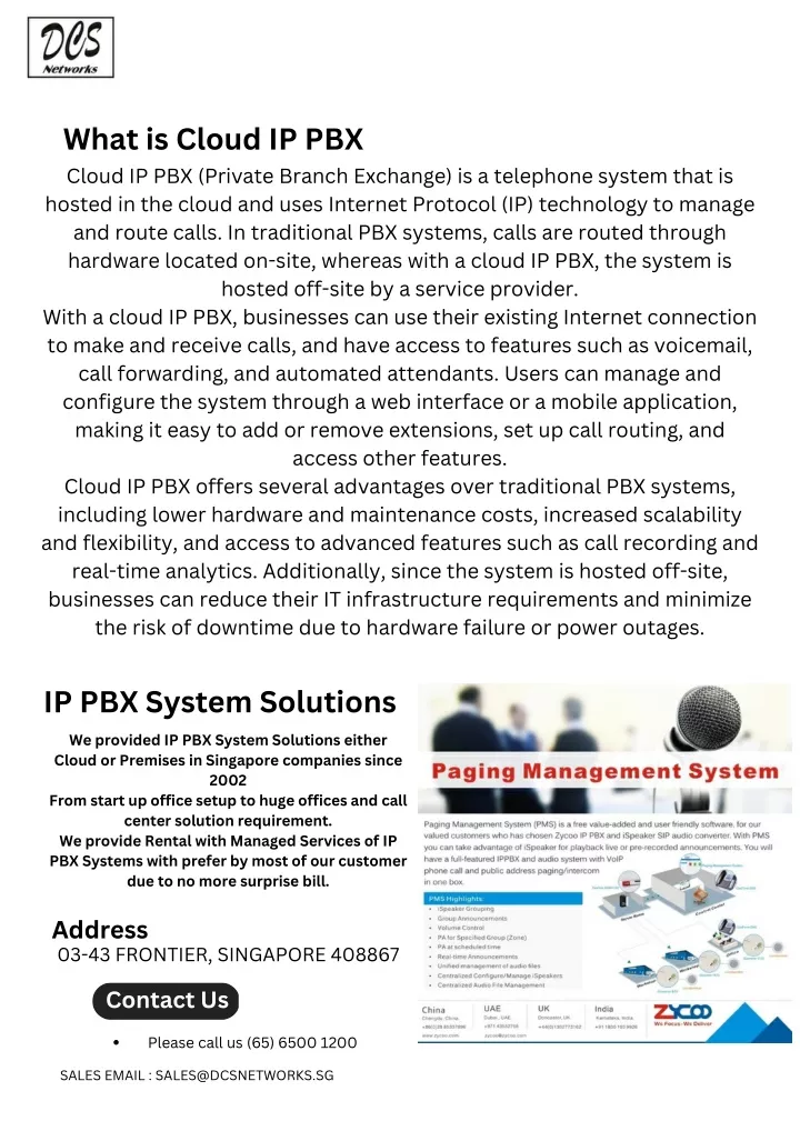 what is cloud ip pbx