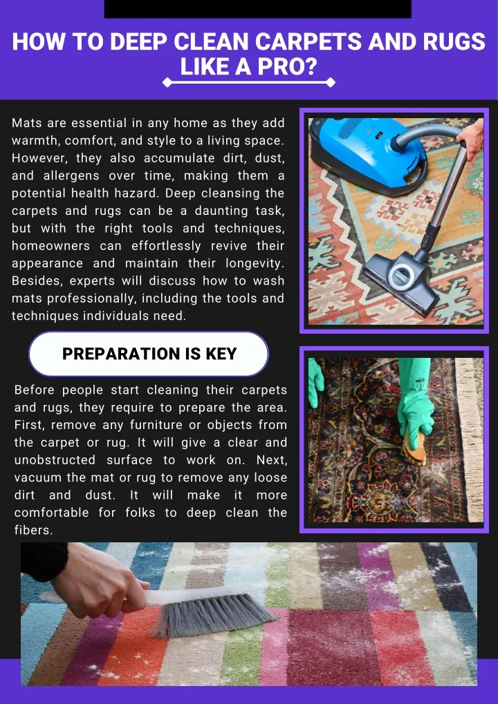 how to deep clean carpets and rugs like a pro