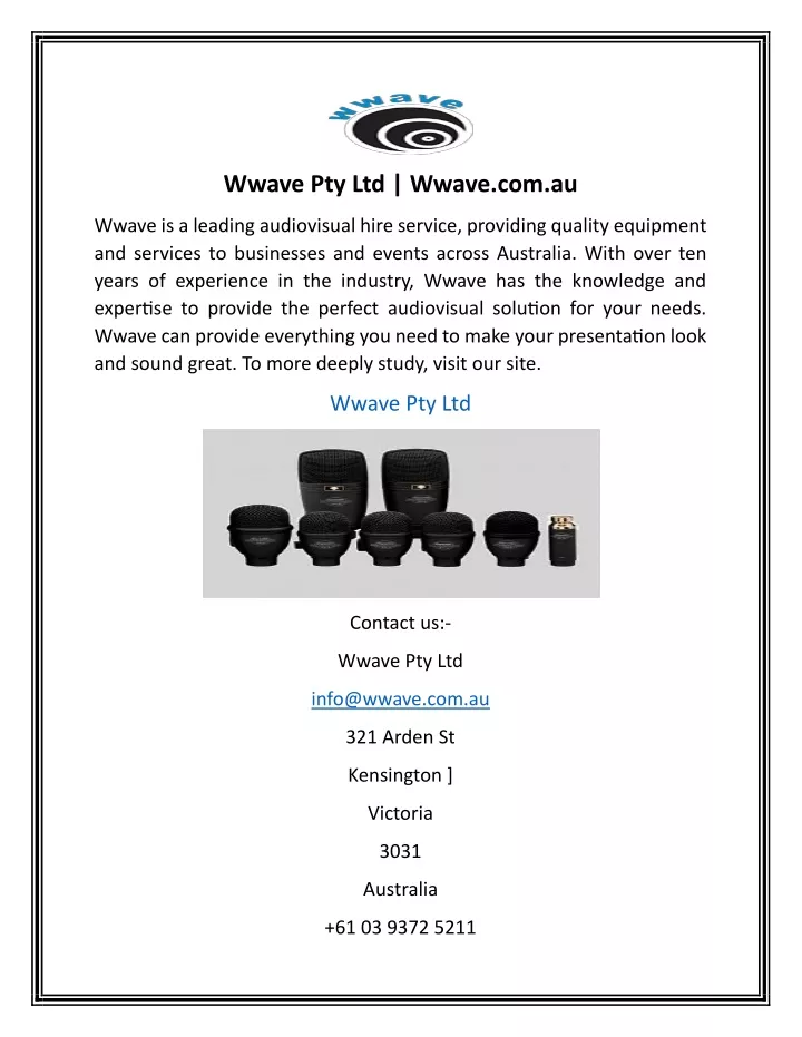 wwave pty ltd wwave com au