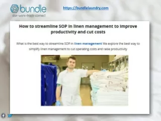 How to streamline SOP in linen management to improve productivity and cut costs