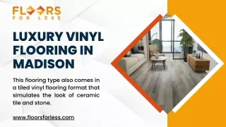 Luxury Vinyl Flooring in Madison | Floors For Less