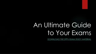 an ultimate guide to your exams