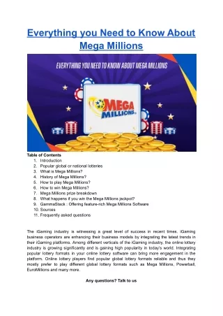 everything you need to know about mega millions