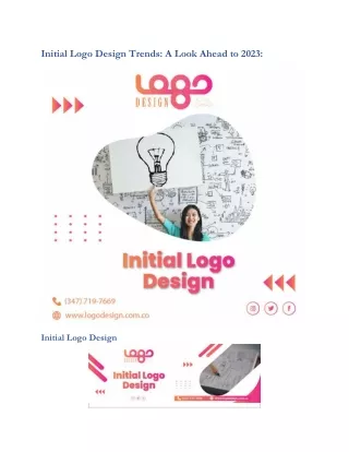 Initial Logo Design Trends: A Look Ahead to 2023: