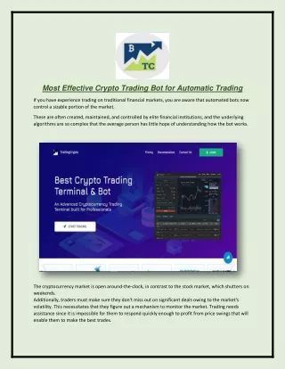 Bittrex Trading Bot