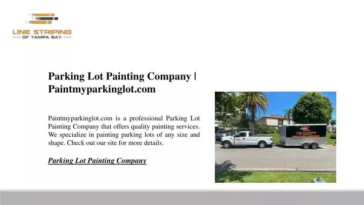 parking lot painting company paintmyparkinglot com