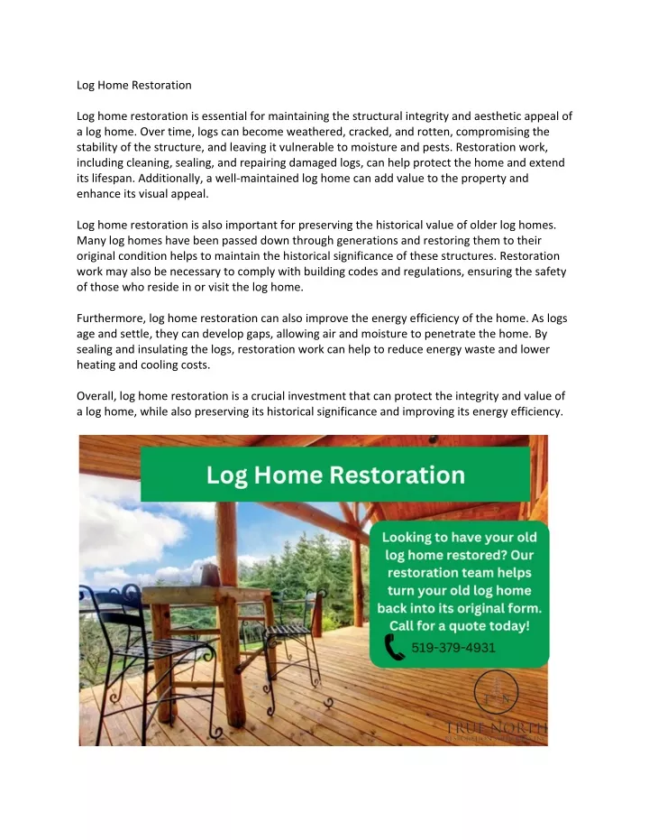 log home restoration log home restoration