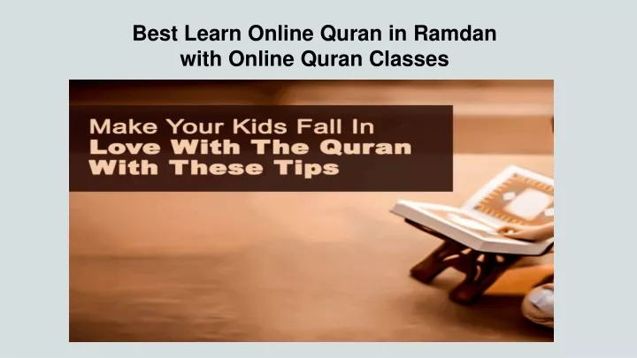 best learn online quran in ramdan with online