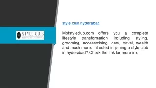 style club hyderabad mpfstyleclub com offers