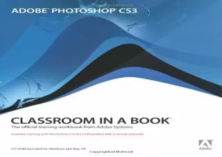 download Adobe Photoshop Cs3 Classroom in a Book kindle