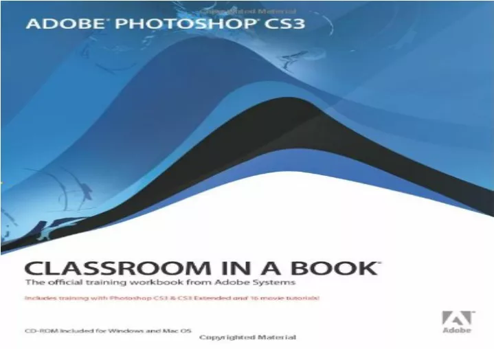 adobe photoshop cs3 classroom in a book free download