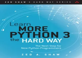 read pdf learn more python 3 the hard