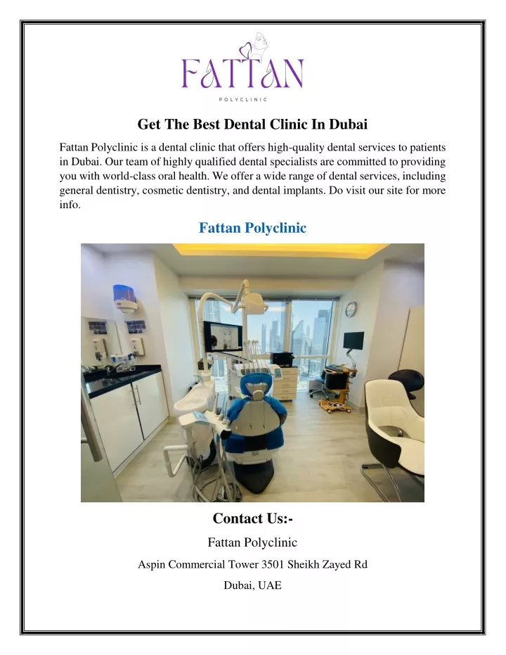 get the best dental clinic in dubai