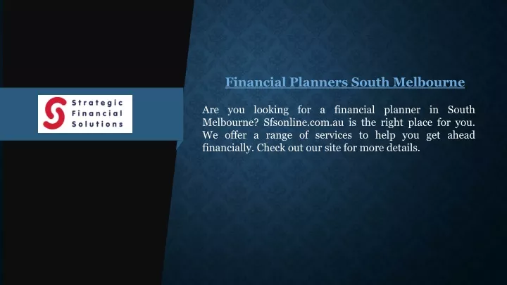 financial planners south melbourne
