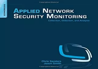 download Applied Network Security Monitoring: Collection, Detection, and Analysi
